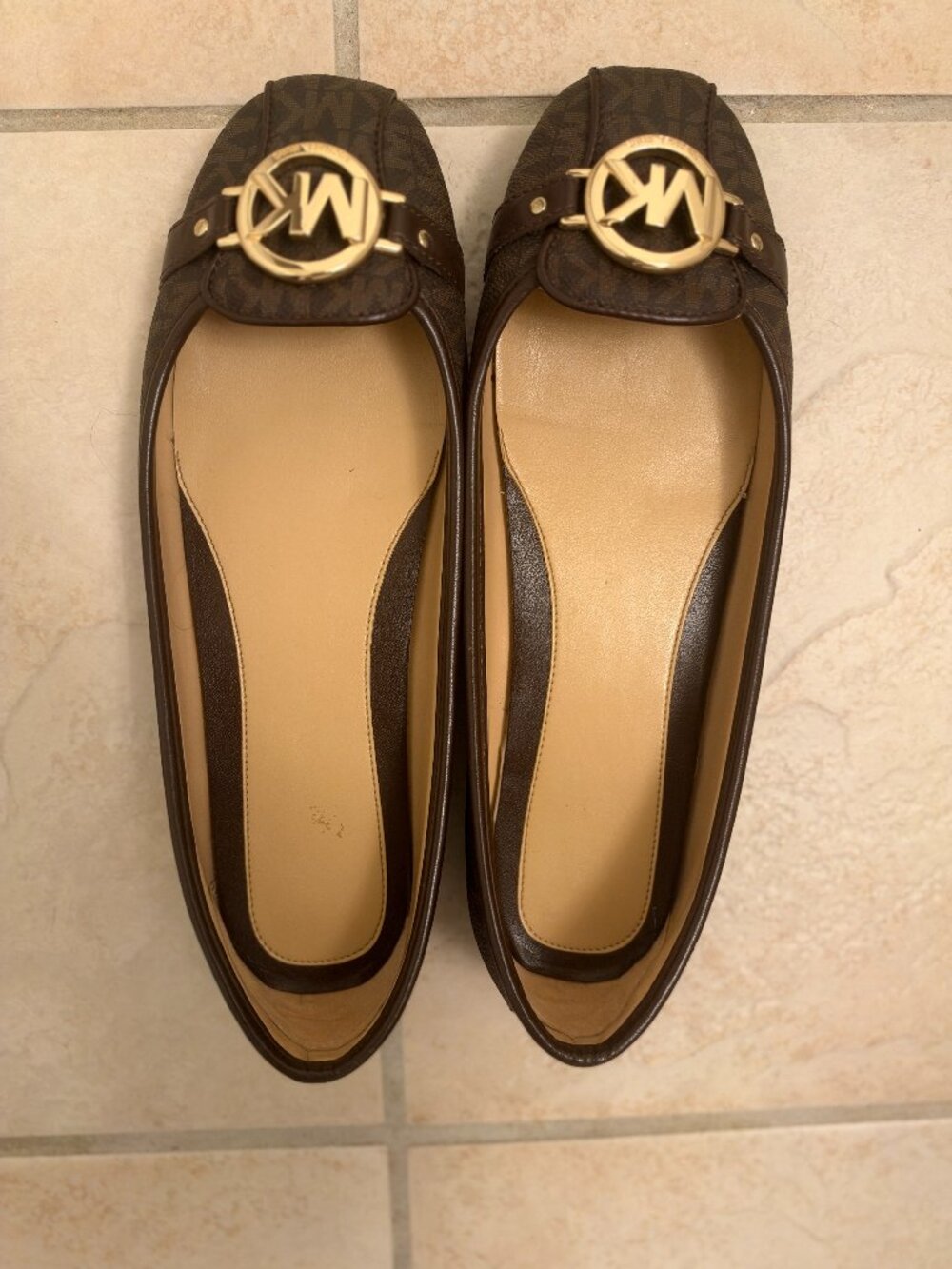 Michael Kors Fulton Moccasin, Brown in Size 10, Hardly Worn